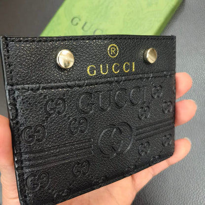 Sleek Signature Gucci Card Case