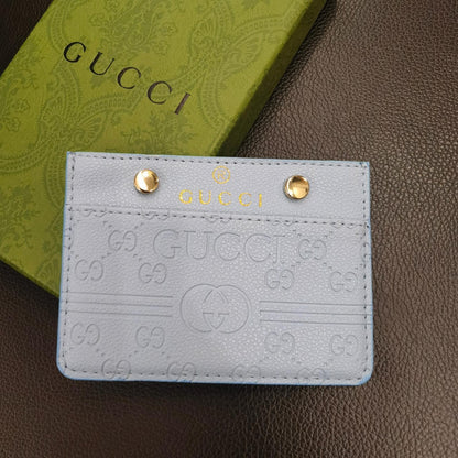 Sleek Signature Gucci Card Case