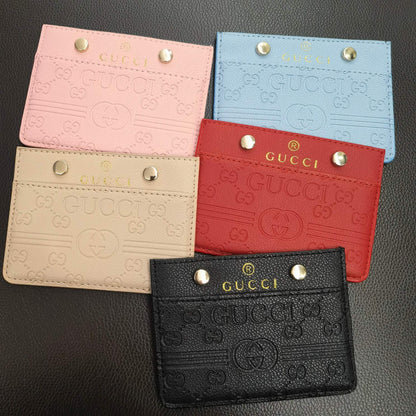 Sleek Signature Gucci Card Case