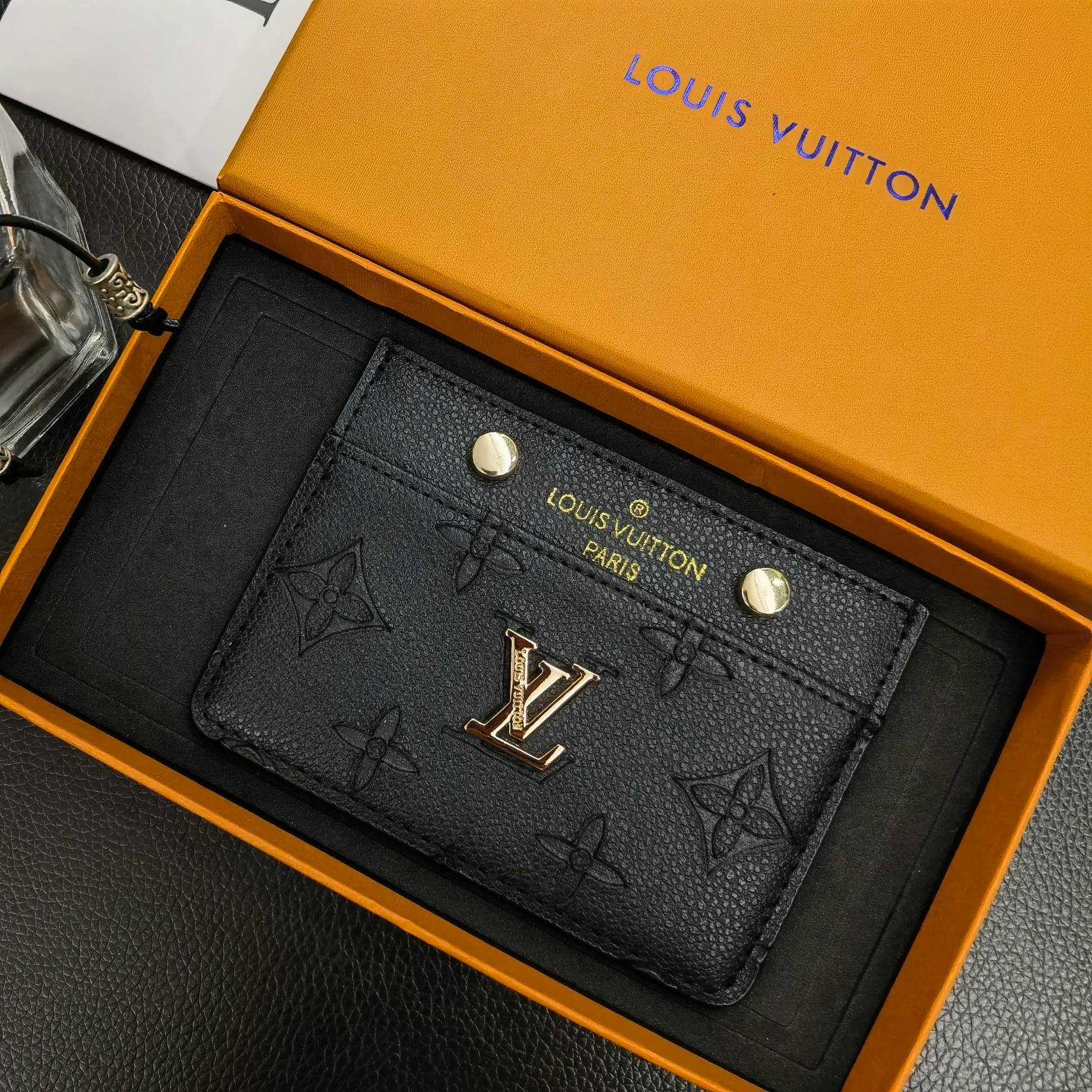Timeless Touch Slim Card Case Louis Vuitton