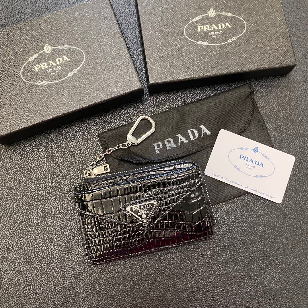 Prada Signature Slim Card Holder