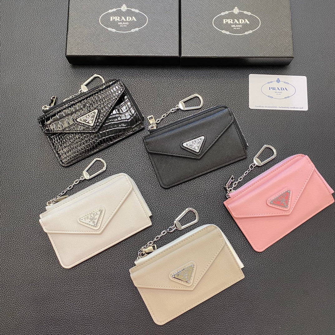 Prada Signature Slim Card Holder
