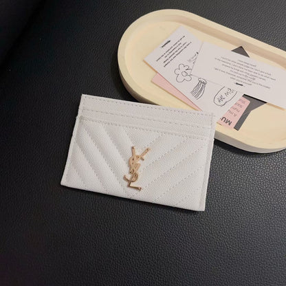Timeless Luxe YSL/Chanel Slim Card Case Wallet
