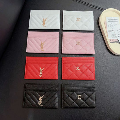 Timeless Luxe YSL/Chanel Slim Card Case Wallet