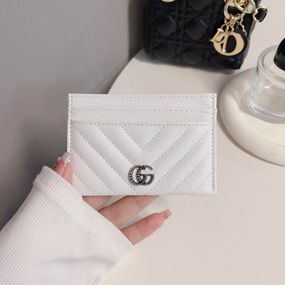 Gucci Signature Slim Wallet Card Case