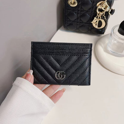 Gucci Signature Slim Wallet Card Case