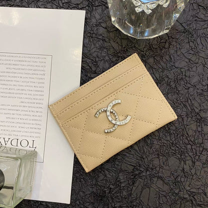 Chanel Timeless Elegance Caviar Leather Card Holder