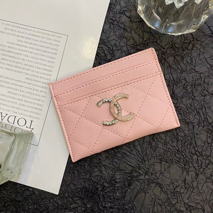Chanel Timeless Elegance Caviar Leather Card Holder