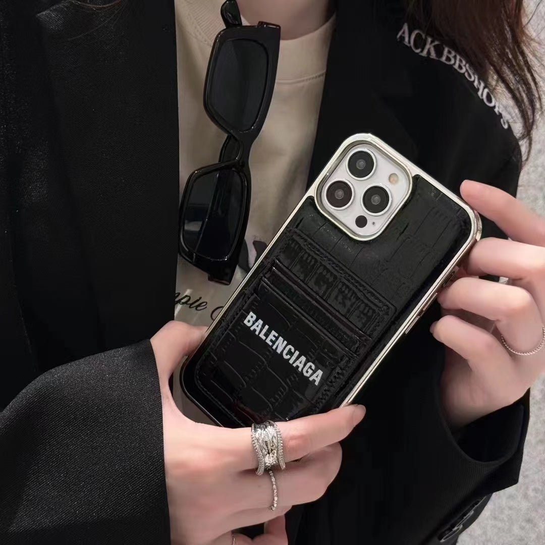 Balenciaga Signature Soft Case Fashionable with Card Holder