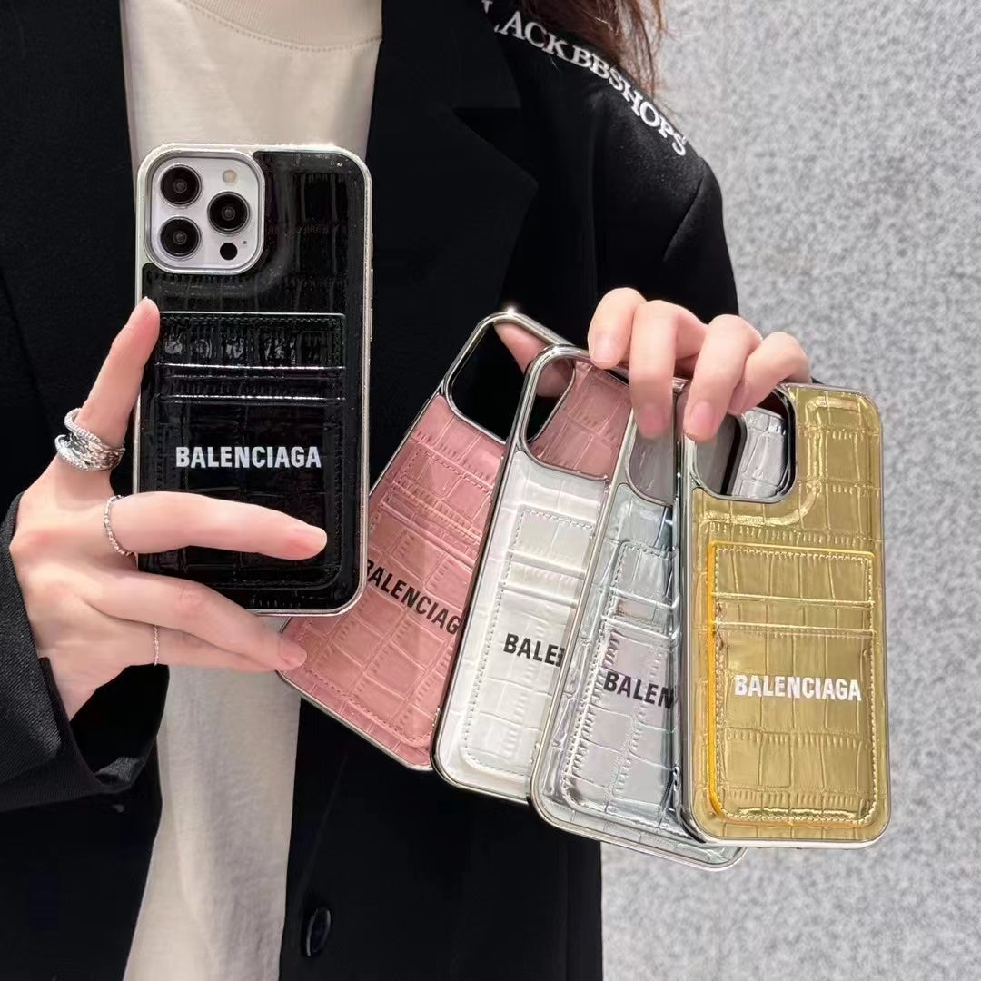Balenciaga Signature Soft Case Fashionable with Card Holder