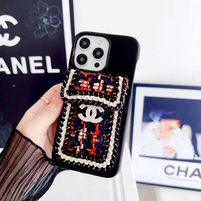 Chanel Classic Logo Silicone Case with Card Holder