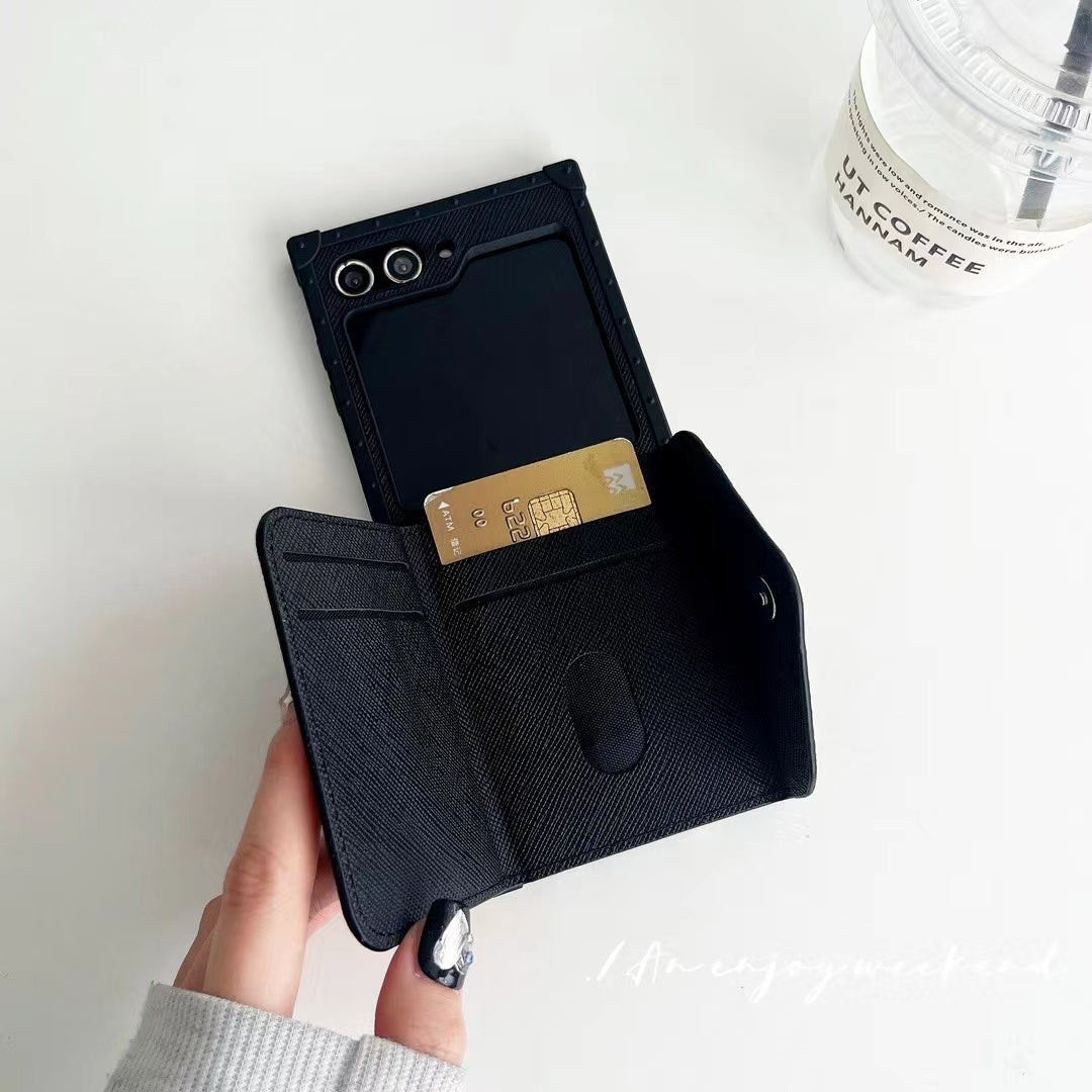 Dikarcci SleekFlip Case – Half-Screen View for Samsung Z Flip