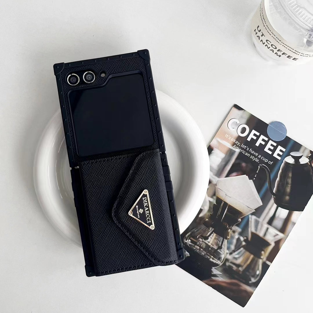 Dikarcci SleekFlip Case – Half-Screen View for Samsung Z Flip
