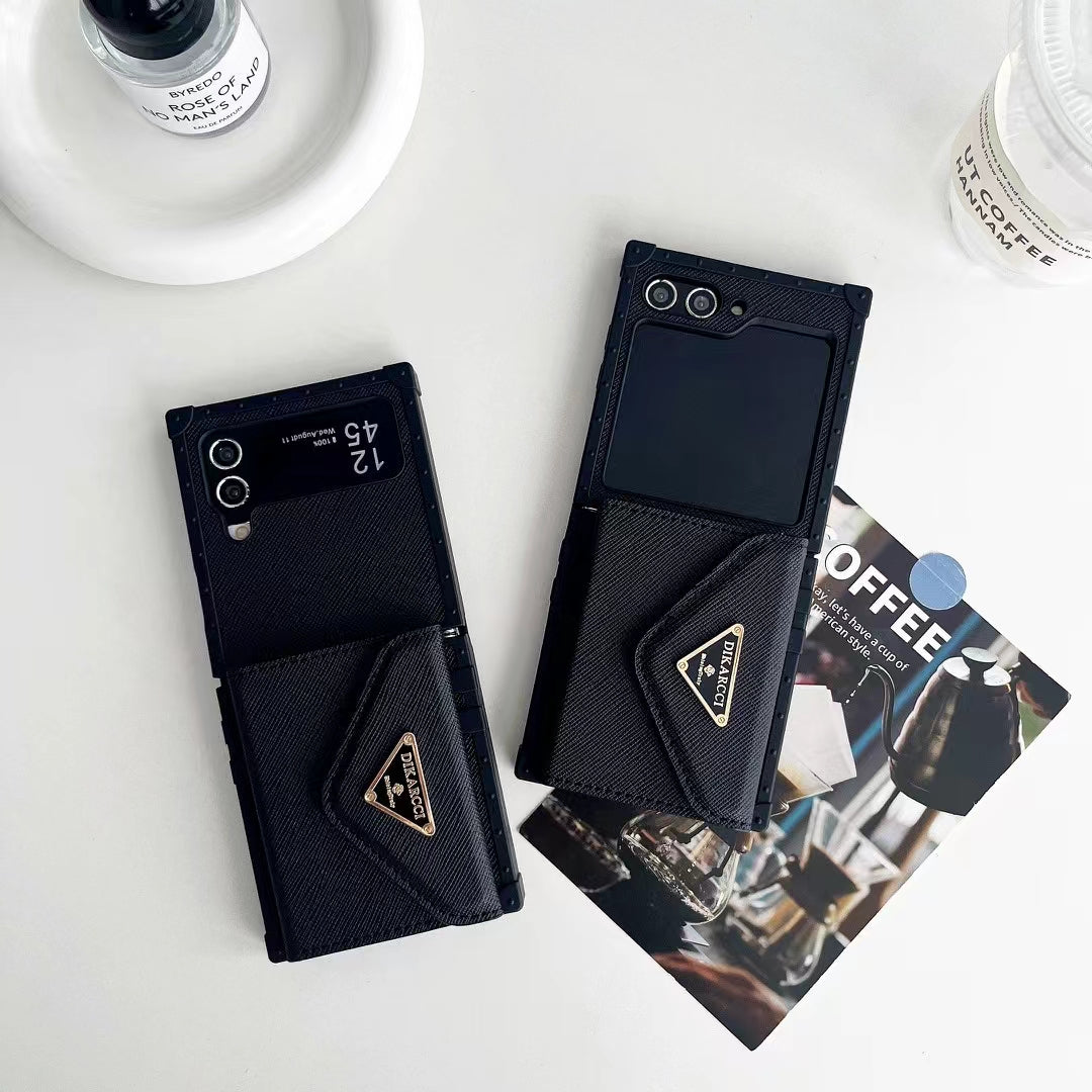 Dikarcci SleekFlip Case – Half-Screen View for Samsung Z Flip