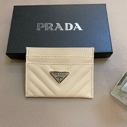 Sleek Minimalist Prada Card Case