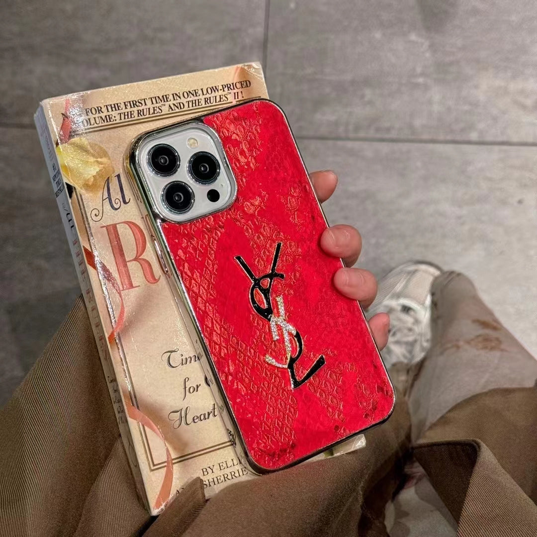 Luxe Emblem YSL Case