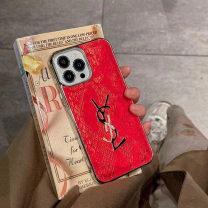 Luxe Emblem YSL Case