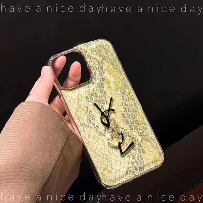 Luxe Emblem YSL Case