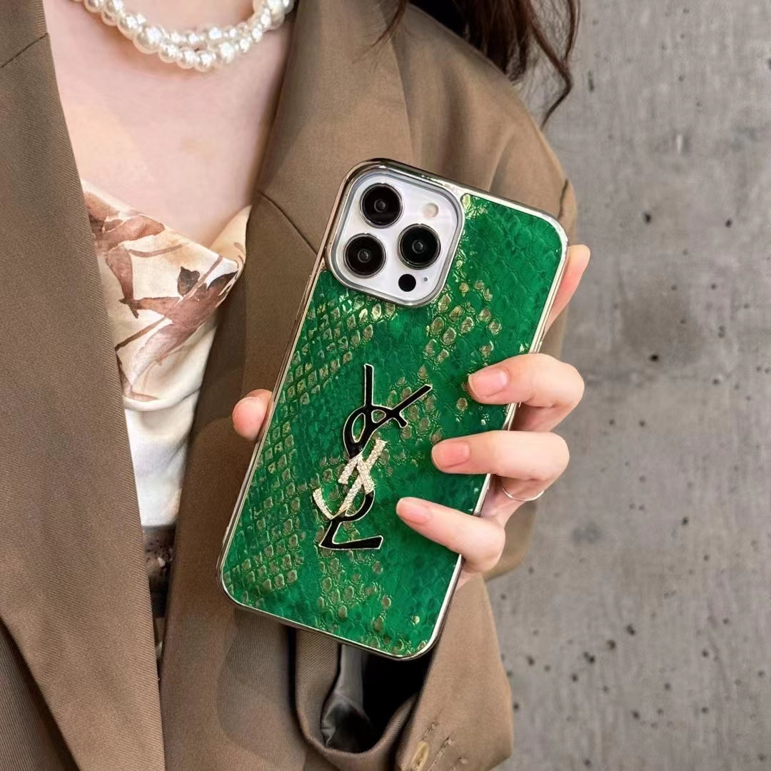 Luxe Emblem YSL Case