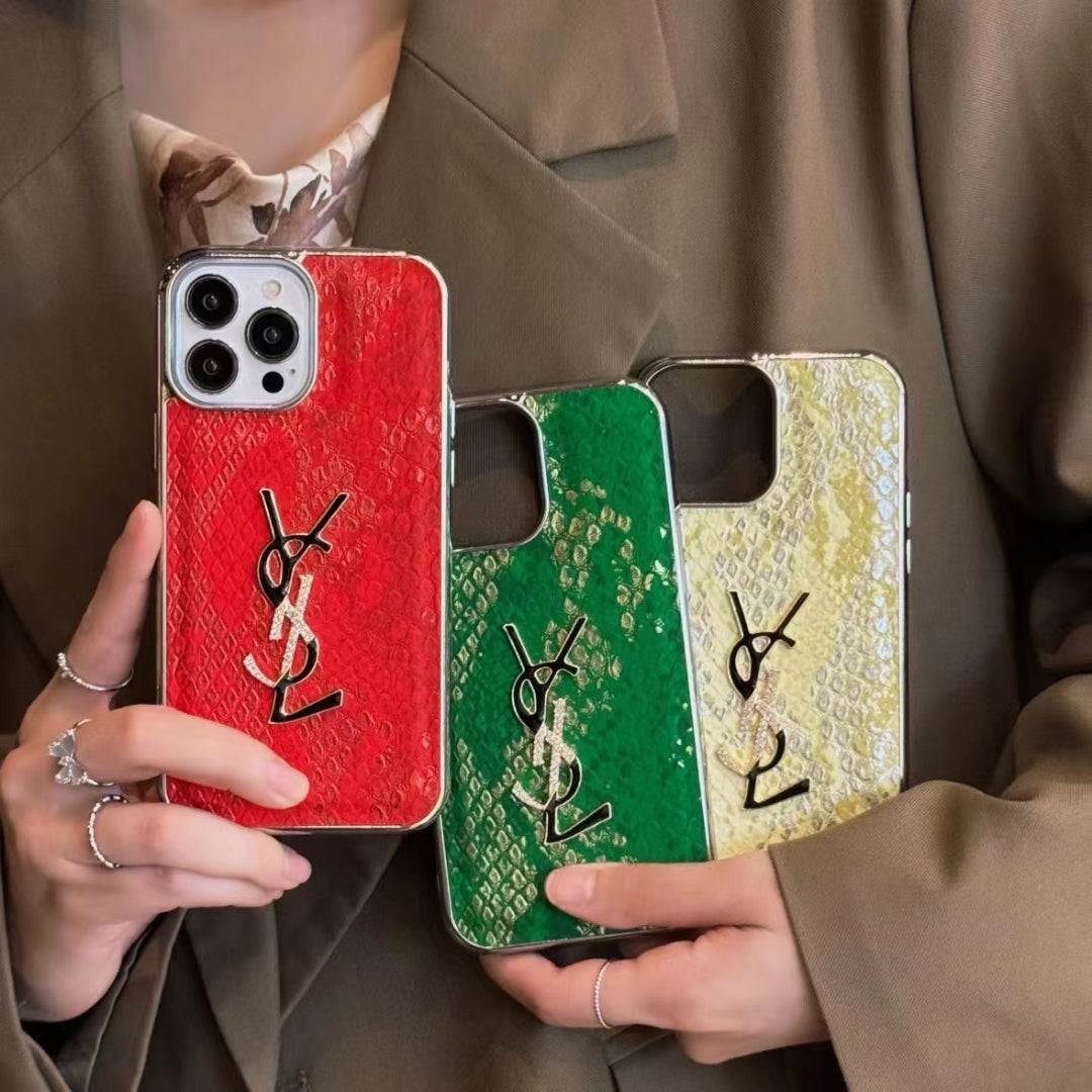 Luxe Emblem YSL Case