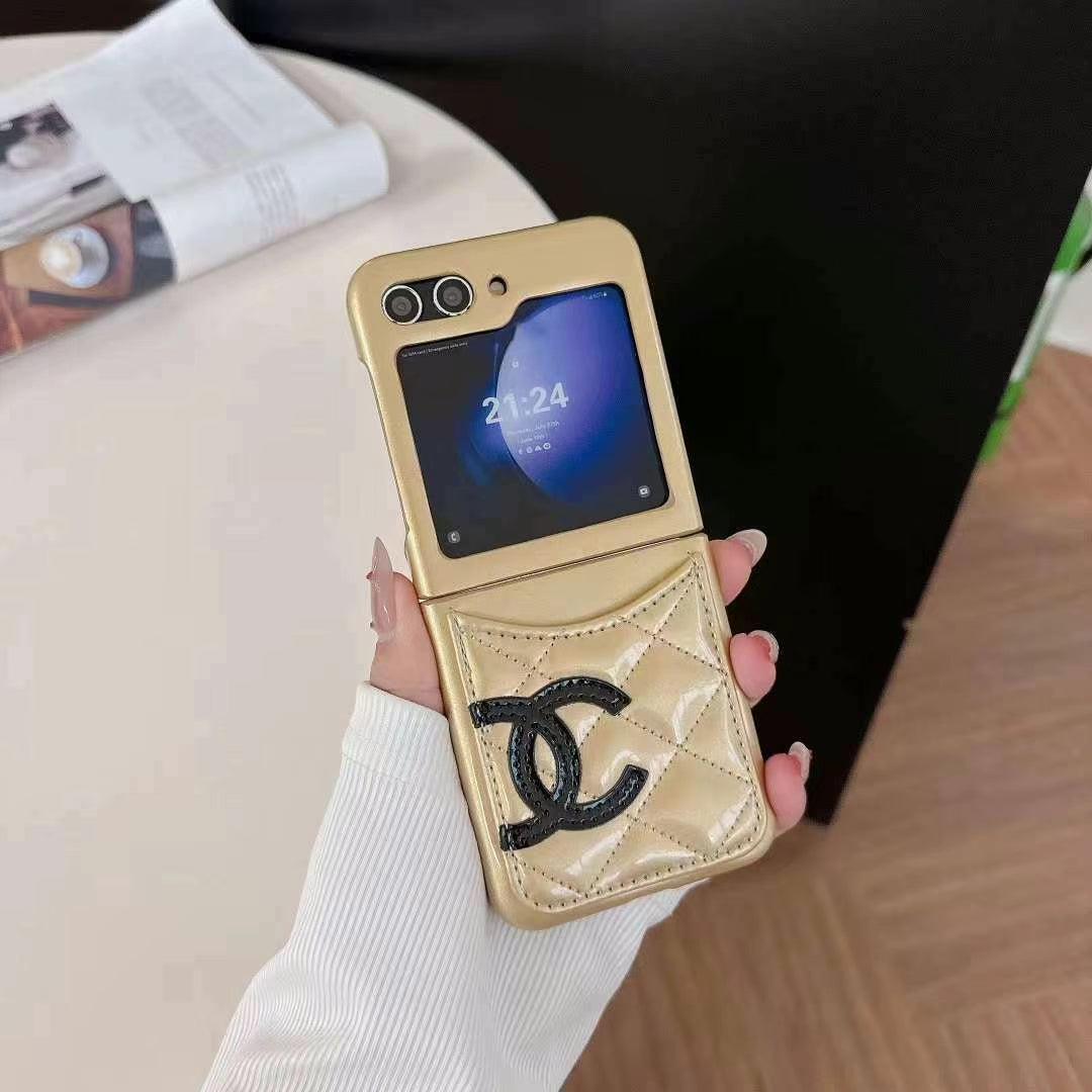 Chanel Sleek Phone Case for Samsung Flip Z