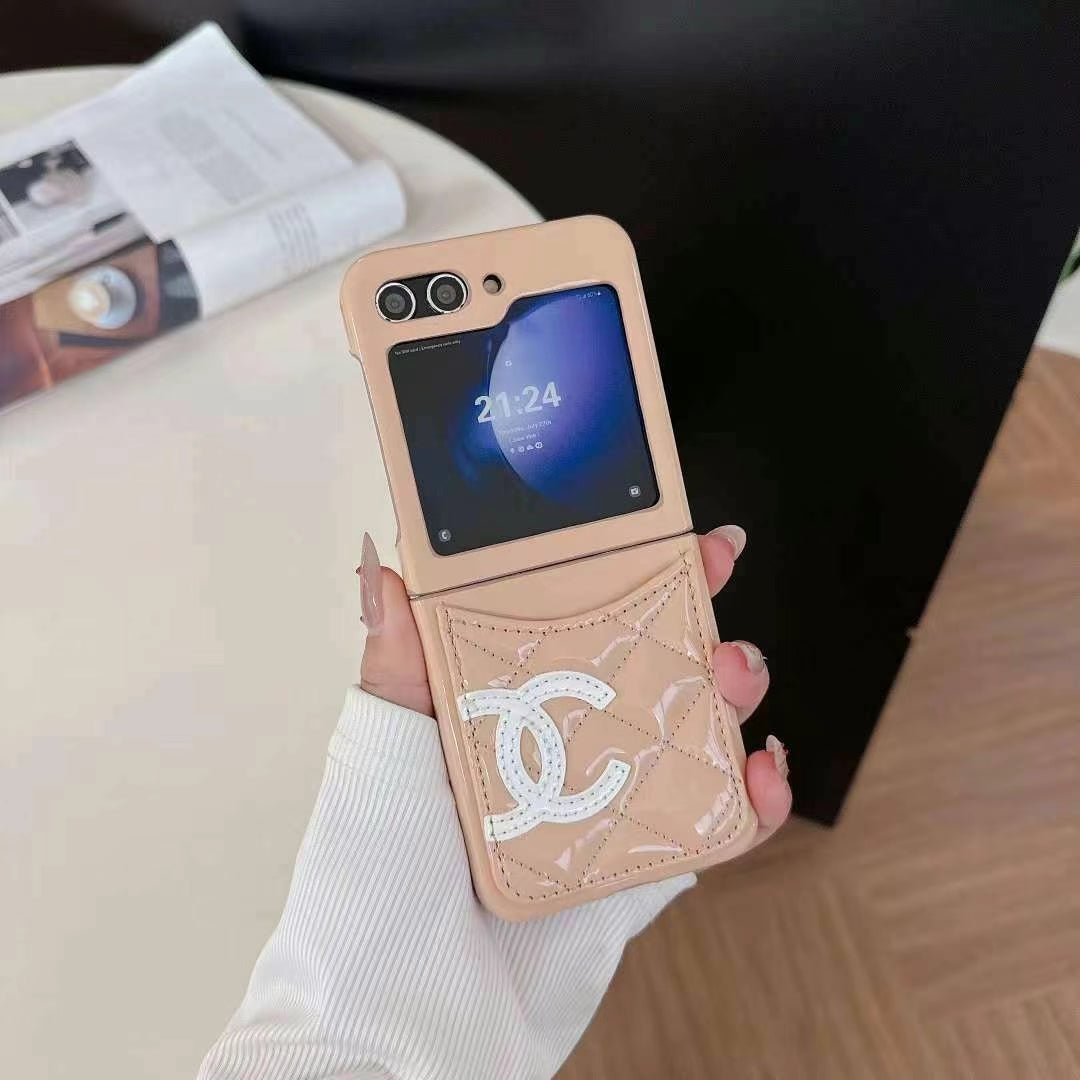 Chanel Sleek Phone Case for Samsung Flip Z