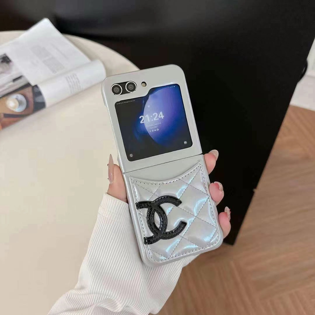 Chanel Sleek Phone Case for Samsung Flip Z