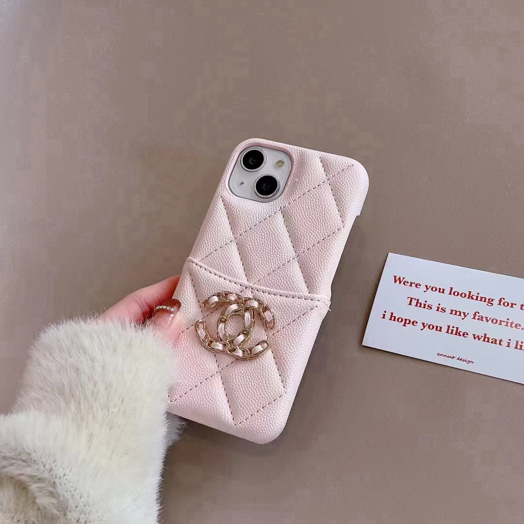 Chanel with Card Slot Phone Case
