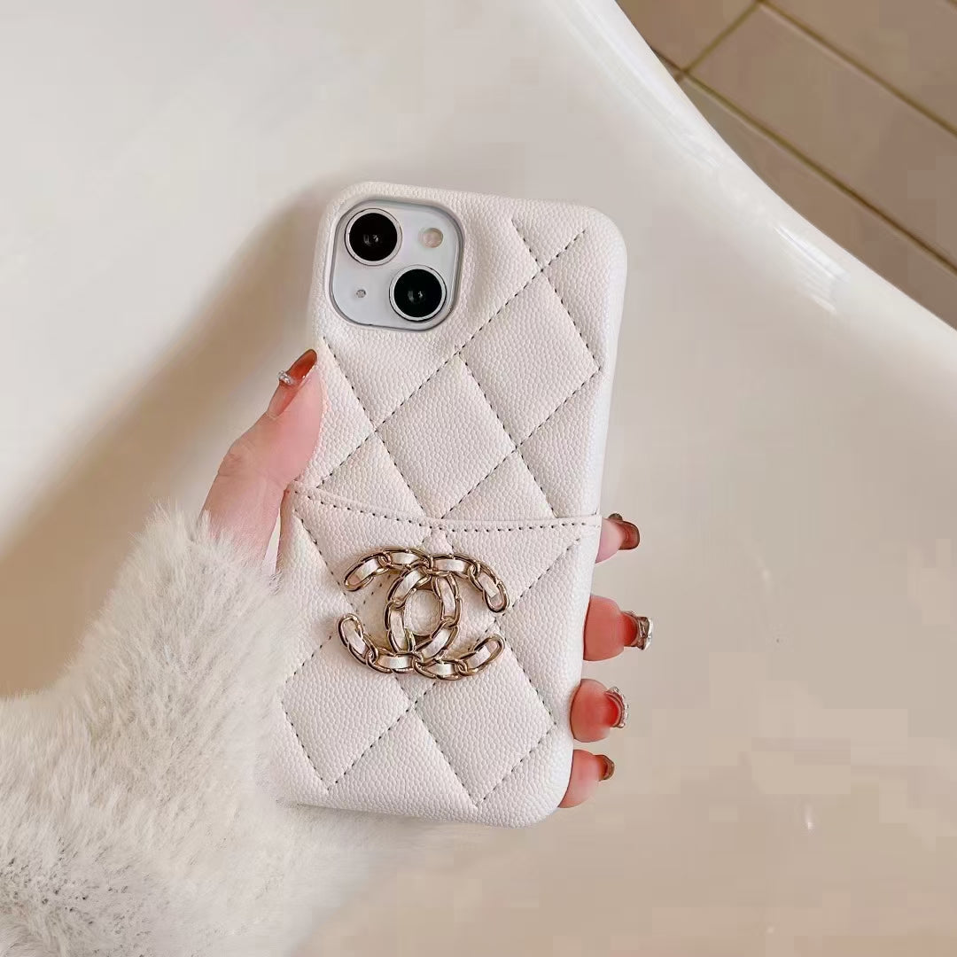 Chanel with Card Slot Phone Case