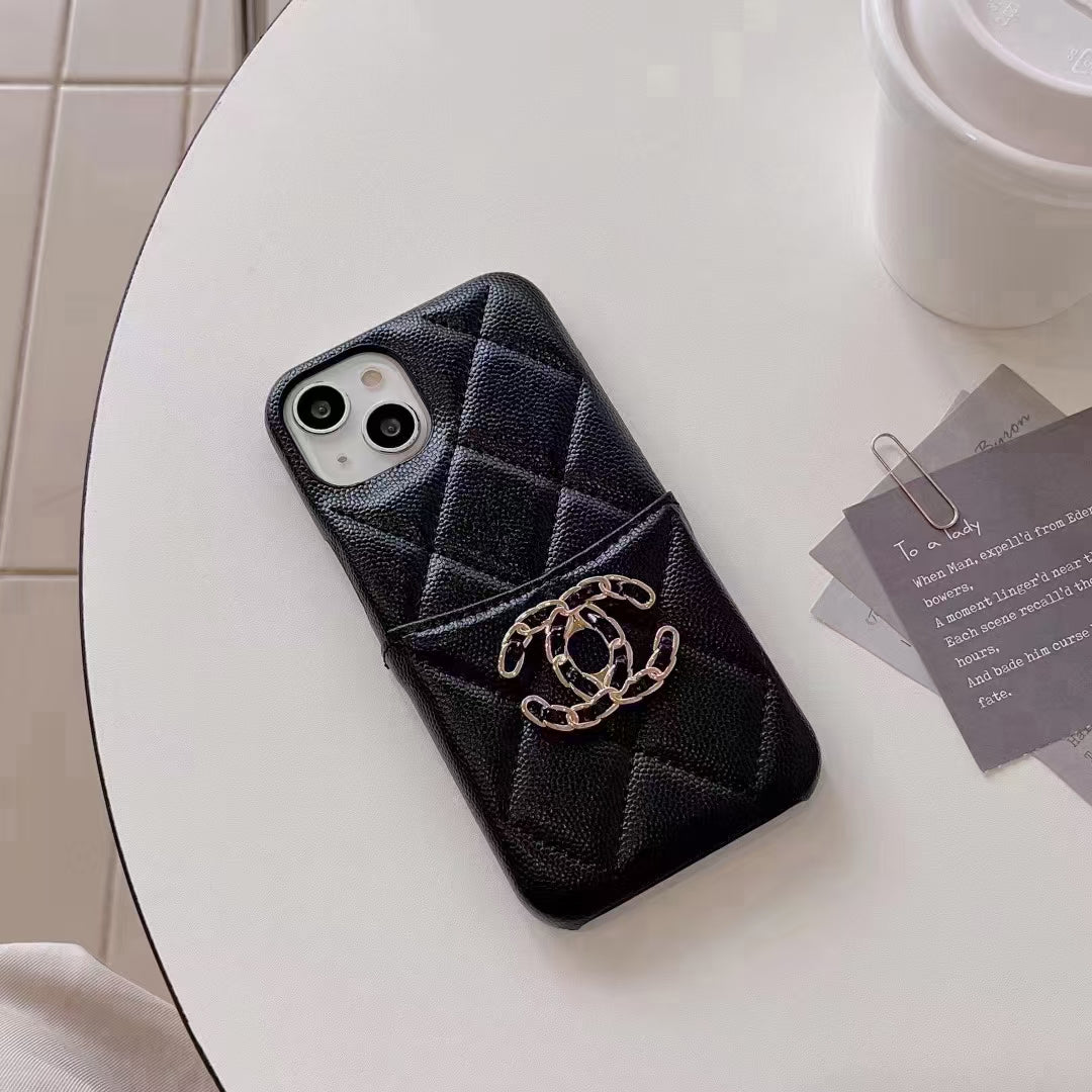 Chanel with Card Slot Phone Case