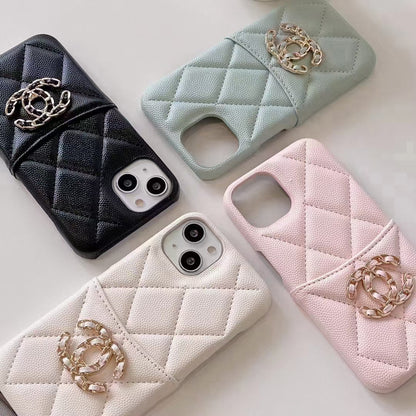 Chanel with Card Slot Phone Case