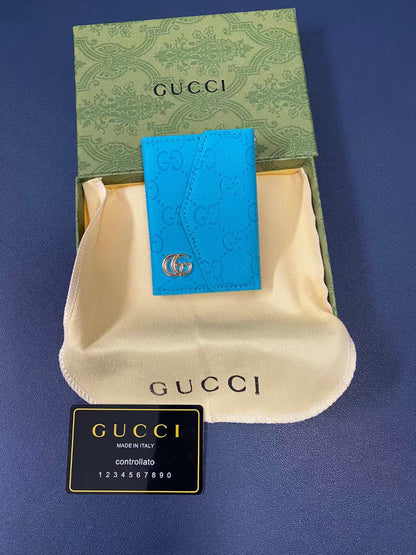 Gucci Signature Slim Wallet Card Case