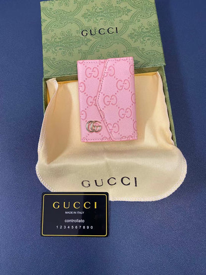 Gucci Signature Slim Wallet Card Case