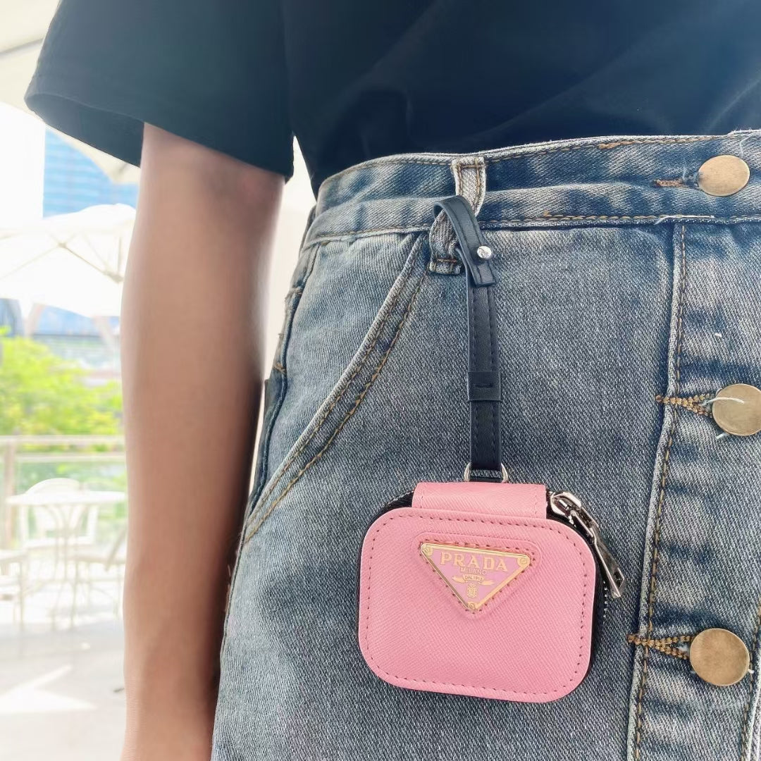 Prada Signature Snap AirPods Case