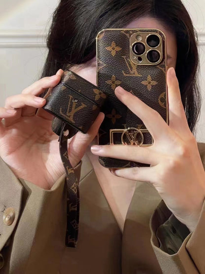 LuxePod Charm: Signature LV AirPods Case