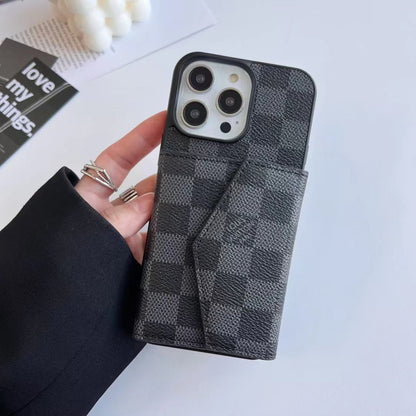 Minimal Lv/Gucci Phone and Card Case for iPhone