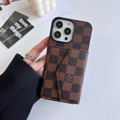 Minimal Lv/Gucci Phone and Card Case for iPhone