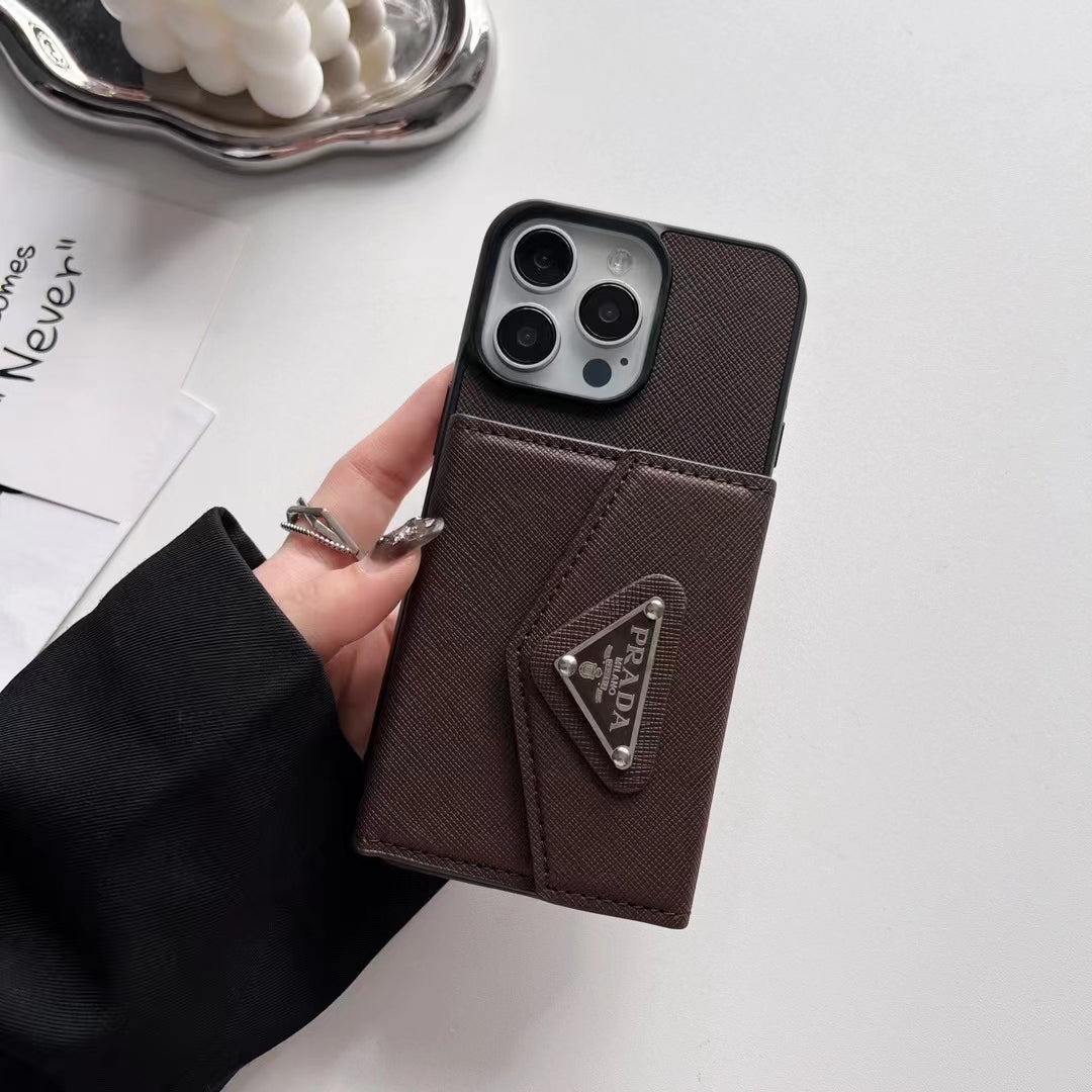 Prada On-the-Go Luxe Phone Case with Card Case