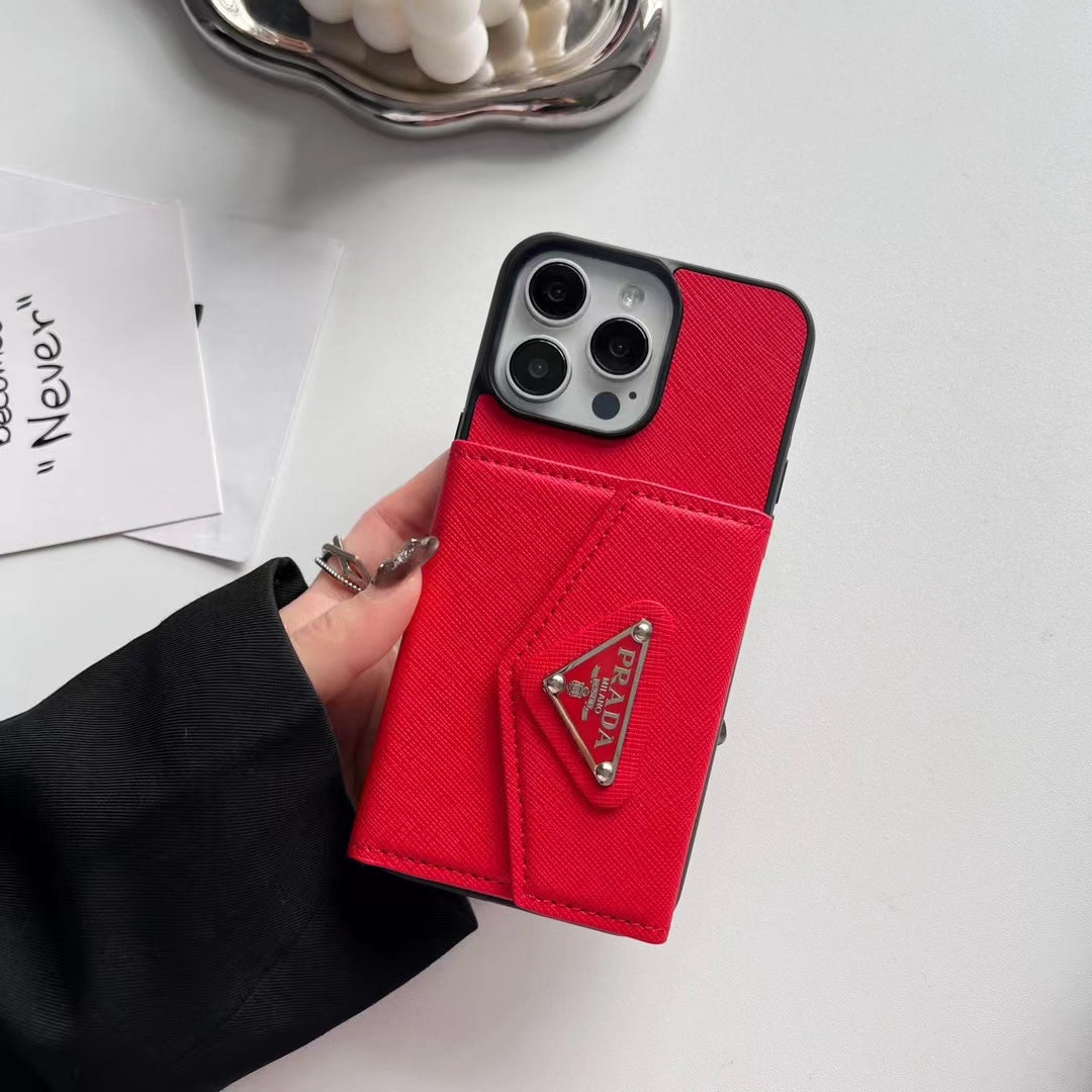 Prada On-the-Go Luxe Phone Case with Card Case