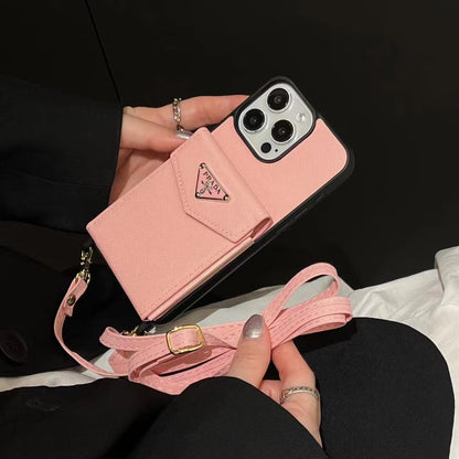 Prada Signature Slim Wallet Phone Case