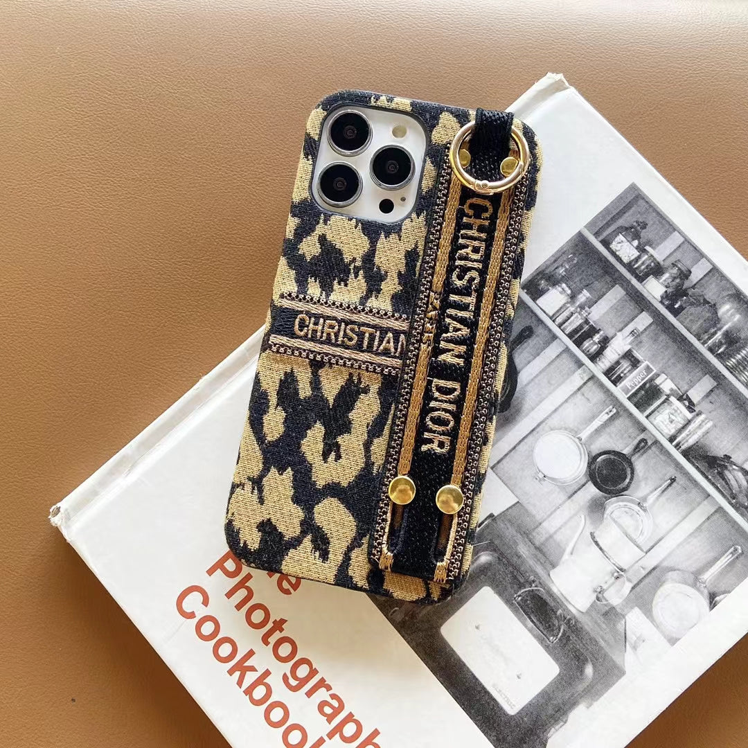 Christian Dior Signature Luxury Phone Case with Handgrip