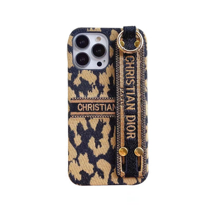 Christian Dior Signature Luxury Phone Case with Handgrip