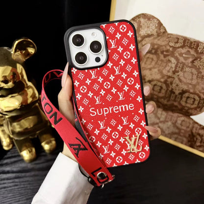 LV with Card Holder iPhone Case