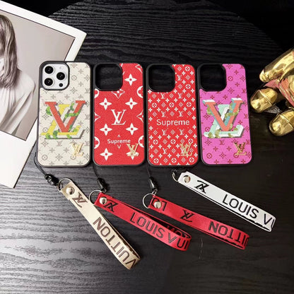 LV with Card Holder iPhone Case