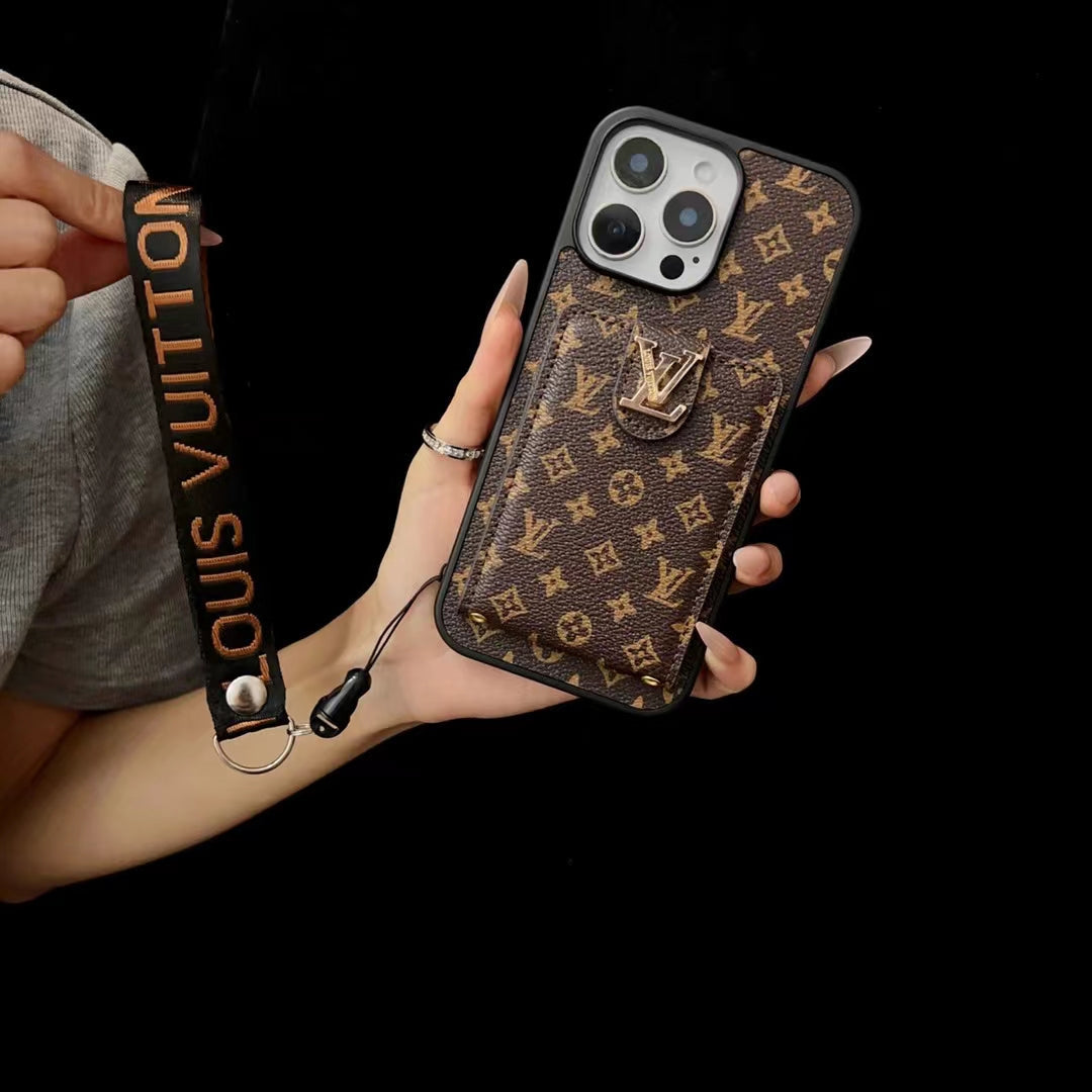 SignatureSlip Card Case for iPhone with Handgrip