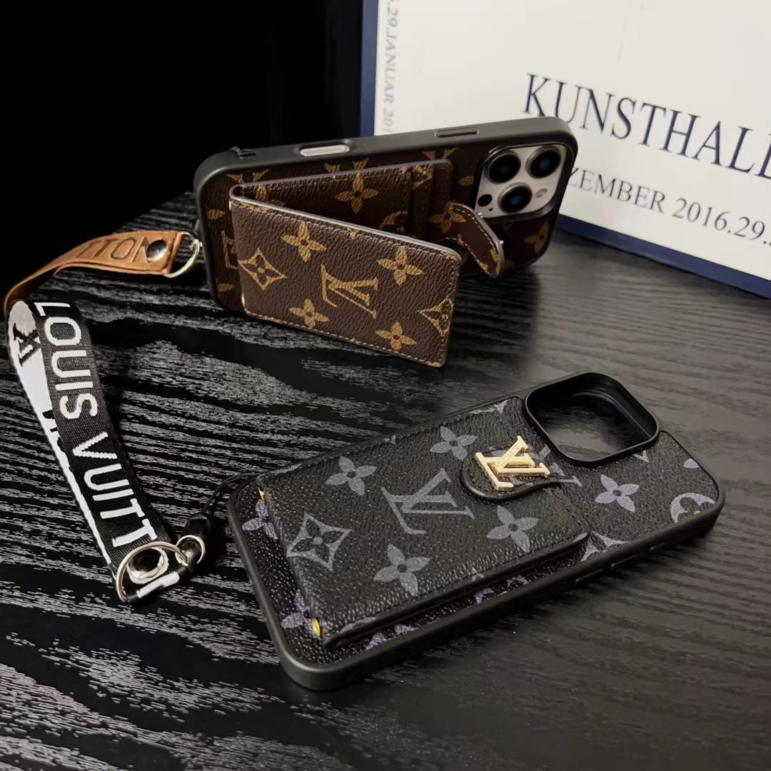 SignatureSlip Card Case for iPhone with Handgrip