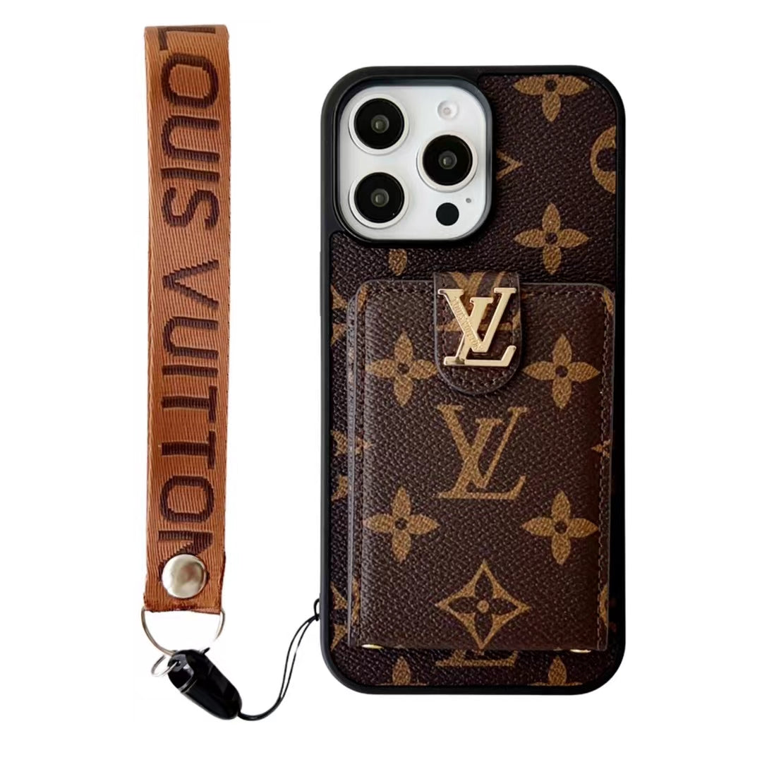 SignatureSlip Card Case for iPhone with Handgrip