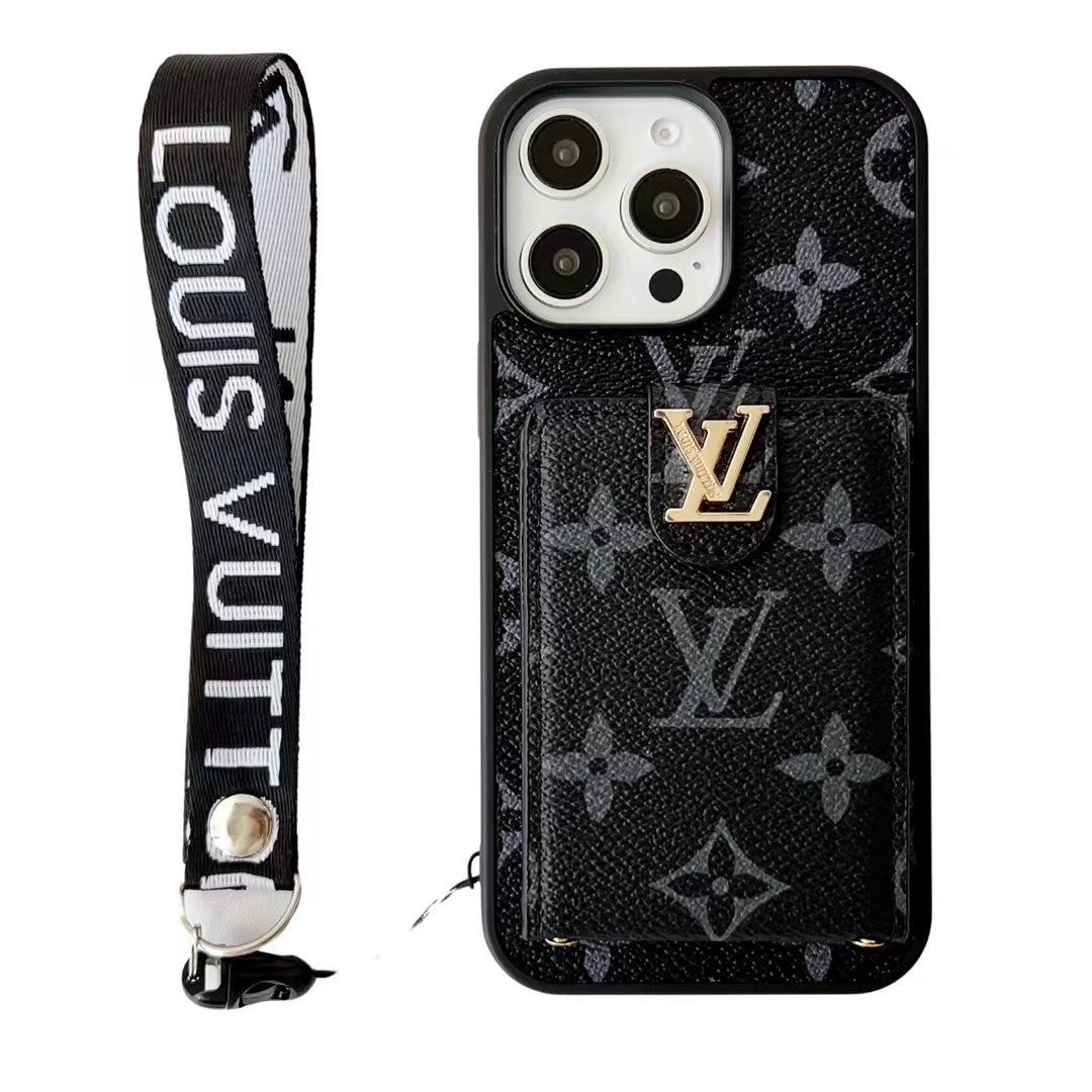 SignatureSlip Card Case for iPhone with Handgrip