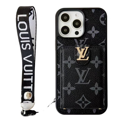 SignatureSlip Card Case for iPhone with Handgrip