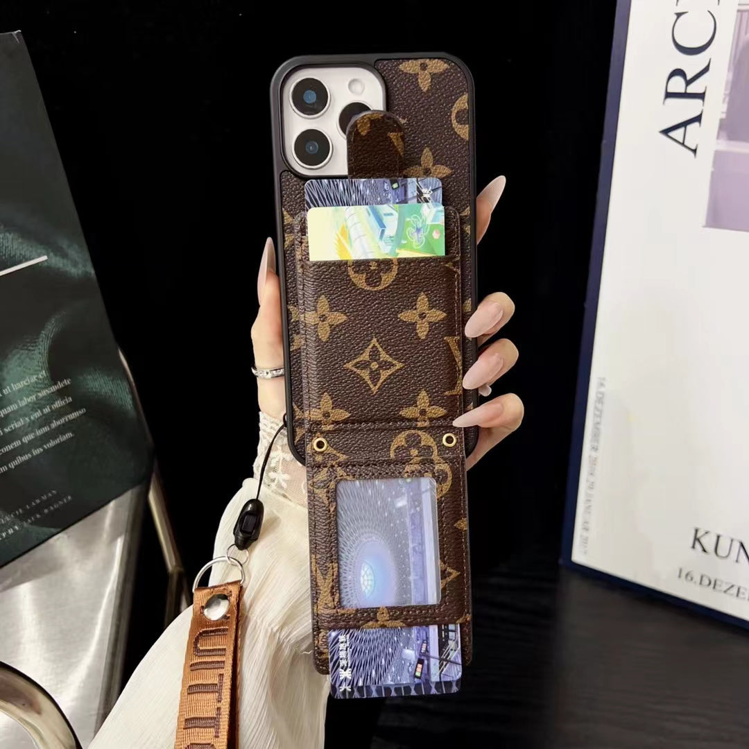 SignatureSlip Card Case for iPhone with Handgrip